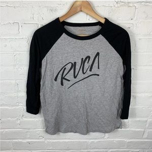 RVCA Raglan Baseball Tee